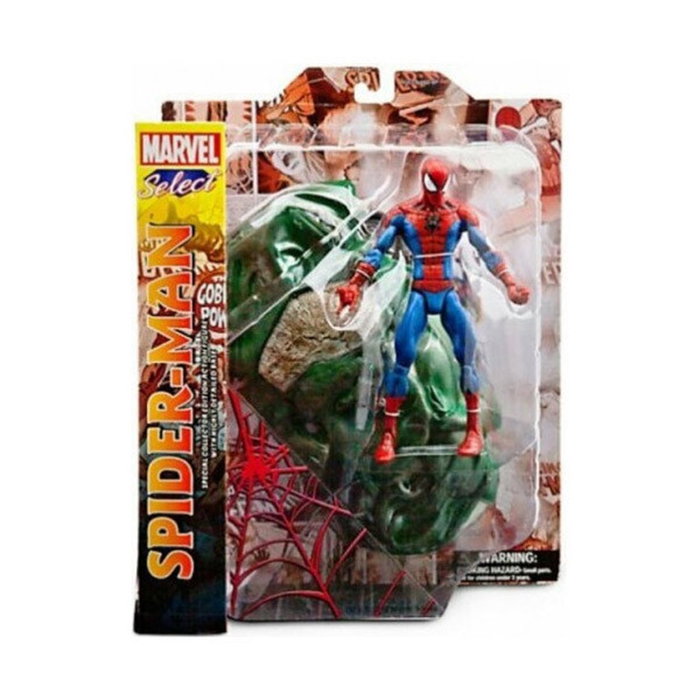 Diamond Select Toys Figurine Marvel Spiderman Marvel Select Articulée 18 cm avec Base