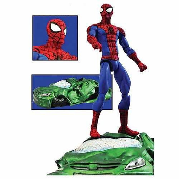 Diamond Select Toys Figurine Marvel Spiderman Marvel Select Articulée 18 cm avec Base