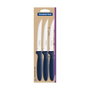 Tramontina Couteaux à barbecue Ipanema bleu 21,3 cm, lot de 3