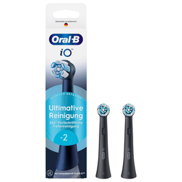 Oral-B 8700216373807 Tête de brosse à dents sonique iO Nettoyage ultime - Double pack Noir