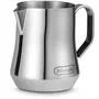 De'Longhi DLSC 060 - Pichet à lait en inox de 350 ml pour barista, chauffage et émulsion manuels