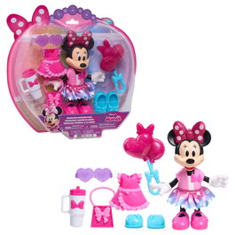 Disney Minnie Mouse Fabulous Fashion Doll - 15 cm - 11 accessoires