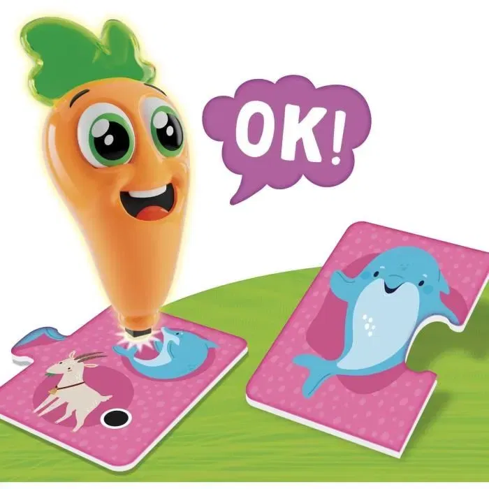 Lisciani Giochi - Stylo parlant interactif CAROTINA BABY pour apprendre les animaux - Jeu éducatif lumineux avec quiz pour enfants dès 2 ans Lisciani Giochi - Stylo parlant interactif CAROTINA BABY pour apprendre les animaux - Jeu éducatif lumineux avec quiz pour enfants dès 2 ans