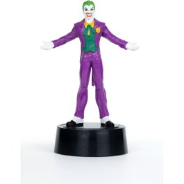 DC Comics Figura LED Joker 24861 DC Comics - Figurine lumineuse avec projecteur LED du logo - Environ 10 cm - Version française