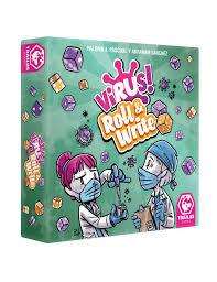 Tranjis Juego Virus! Roll & Write - Jeu de société en espagnol pour combattre les virus, à partir de 3 ans
