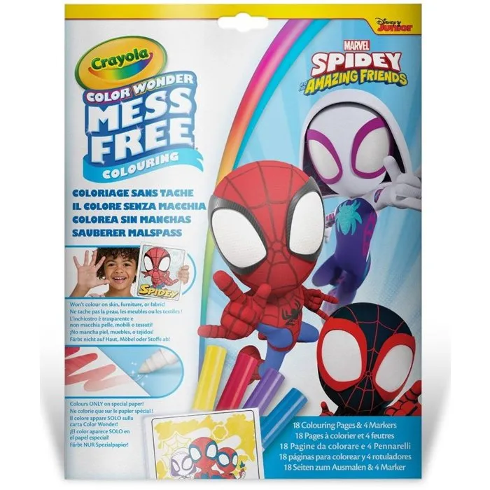 Crayola Set Color Wonder Spidey Crayola Set Color Wonder Spidey