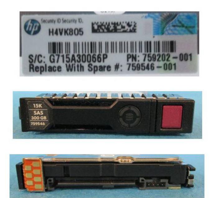 Hewlett Packard Enterprise Disque Dur SAS Enterprise 300 GB 12 Gb/s 15000 RPM 2.5" SmartDrive Carrier - Pour Remplacement et Servers