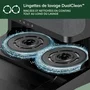 iRobot Roomba Plus 505 - Aspirateur Robot Noir avec Base Multifonction et PrecisionVision IA - Lavage et Séchage à l'Air Chaud des Lingettes
