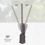 Pro_Line Farole LED Pemali 100W 5700K IP65 Gris