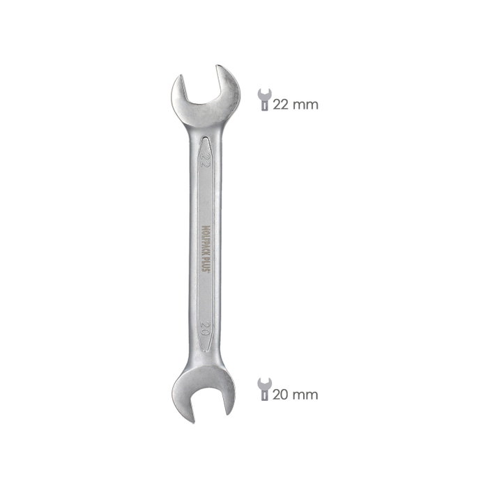 WOLFPACK LINEA PROFESIONAL Clé fixe 20x22 mm DIN 3110