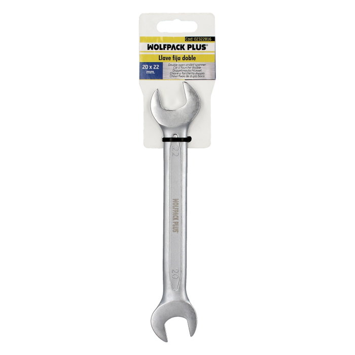WOLFPACK LINEA PROFESIONAL Clé fixe 20x22 mm DIN 3110