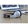 Koss UR10 Casque sur l'oreille filaire Argent/Noir