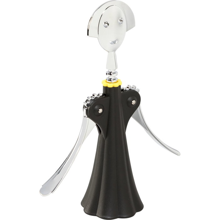 Alessi Anna G. Tire-bouchon Noir et Argent AAM01 B Alessi Anna G. Tire-bouchon Noir et Argent AAM01 B