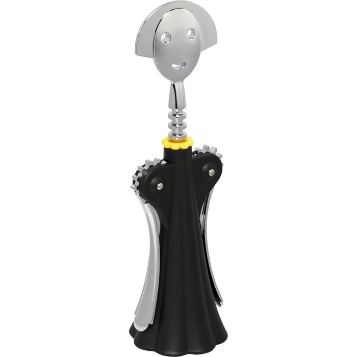 Alessi Anna G. Tire-bouchon Noir et Argent AAM01 B Alessi Anna G. Tire-bouchon Noir et Argent AAM01 B