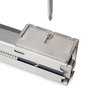 Emuca Kit de range-chaussures extractible pour armoires Quartz, réglable, module 700mm, Acier, aluminium et plastique, Titane