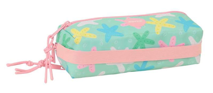 Safta Porte-tout triple petit avec élastique 22 cm, dimensions 22x8.5x6 cm - À partir de 36 mois