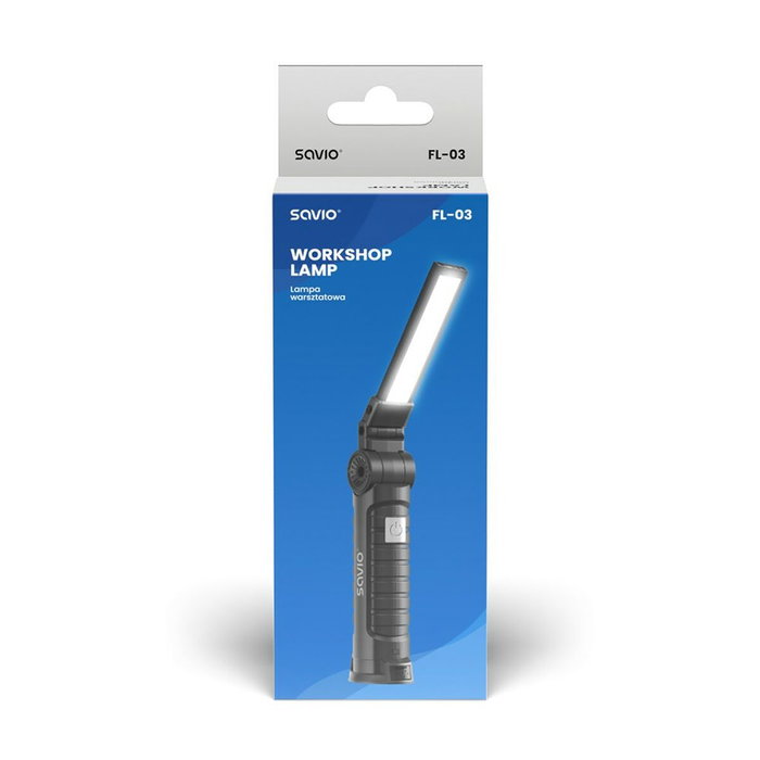 Savio Lampe Torche FL-03 Noir Savio Lampe Torche FL-03 Noir