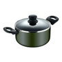 San Ignacio Casserole Experto en Aluminium Pressé avec Couvercle en Verre ∅24 x 12 cm, Compatible Induction