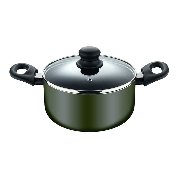 San Ignacio Casserole Experto en Aluminium Pressé avec Couvercle en Verre ∅24 x 12 cm, Compatible Induction San Ignacio Casserole Experto en Aluminium Pressé avec Couvercle en Verre ∅24 x 12 cm, Compatible Induction