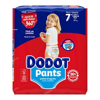 Dodot Pants Couche-culotte Taille 7, 23 unités