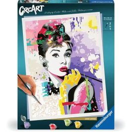 Ravensburger Peinture par numéros Audrey Hepburn 30x40 cm