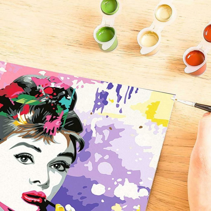 Ravensburger Peinture par numéros Audrey Hepburn 30x40 cm