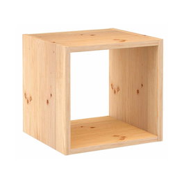 Astigarraga Etagère modulaire 1 cube Dinamic pin massif 36,2 x 33 x 36,2 cm