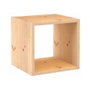 Astigarraga Etagère modulaire 1 cube Dinamic pin massif 36,2 x 33 x 36,2 cm