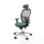 Piqueras y Crespo Chaise de Bureau Jorquera Vert émeraude avec Appui-tête