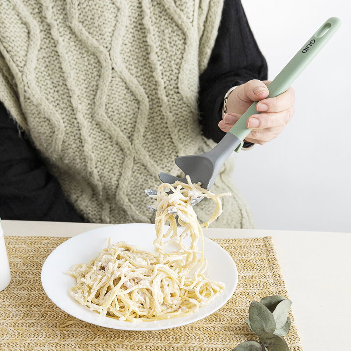 Quid Cuillère à Spaghetti Ozon 32 cm Vert Plastique Lot de 12