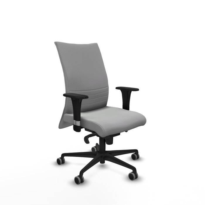Piqueras Y Crespo Silla Albacete confidente, Similpiel Gris clair, Mécanisme Sincro, Brazos 1D, Ruedas 65mm Piqueras Y Crespo Silla Albacete confidente, Similpiel Gris clair, Mécanisme Sincro, Brazos 1D, Ruedas 65mm