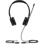 Yealink YHS36 Casque Filaire Dual-RJ Argent/Noir