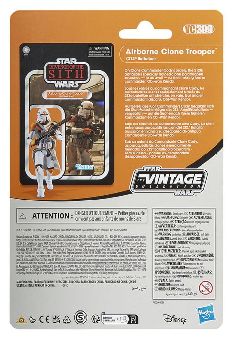 Hasbro Star Wars The Vintage Collection Pack 2 Figurines Obi-Wan Kenobi & Airborne Clone Trooper