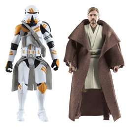 Hasbro Star Wars The Vintage Collection Pack 2 Figurines Obi-Wan Kenobi & Airborne Clone Trooper