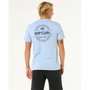 T-shirt à manches courtes homme Rip Curl Staple Tee Bleu