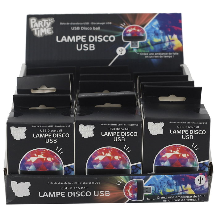 Party Time Boule Disco USB 4 cm