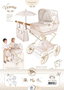 Decuevas Poussette Reborn Pliable Verona avec Ombelle pour Poupées jusqu'à 55 cm - 40x90x90 cm