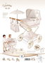Decuevas Poussette Reborn Pliable Verona avec Ombelle pour Poupées jusqu'à 55 cm - 40x90x90 cm