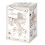 Decuevas Poussette Reborn Pliable Verona avec Ombelle pour Poupées jusqu'à 55 cm - 40x90x90 cm