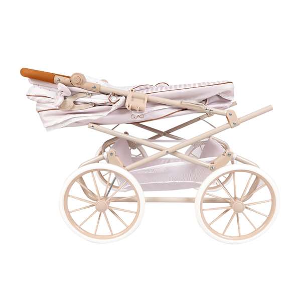 Decuevas Poussette Reborn Pliable Verona avec Ombelle pour Poupées jusqu'à 55 cm - 40x90x90 cm