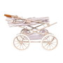Decuevas Poussette Reborn Pliable Verona avec Ombelle pour Poupées jusqu'à 55 cm - 40x90x90 cm