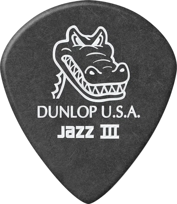 DUNLOP Pack de 6 Mediators Gator Grip® Jazz III