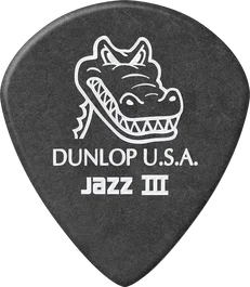 DUNLOP Pack de 6 Mediators Gator Grip® Jazz III