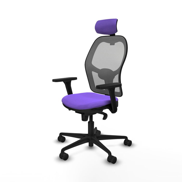 Piqueras y Crespo Chaise de Bureau avec Appui-tête 3D036N2 Lila Piqueras y Crespo Chaise de Bureau avec Appui-tête 3D036N2 Lila