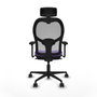 Piqueras y Crespo Chaise de Bureau avec Appui-tête 3D036N2 Lila