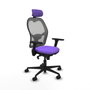 Piqueras y Crespo Chaise de Bureau avec Appui-tête 3D036N2 Lila