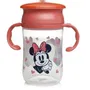 Thermobaby Silhouette PP - Ensemble Vaisselle Minnie pour Enfants - Assiette Compartimentée, Bol, Couteaux, Cuillère, Fourchette, Tasse 360° Anti-Fuite