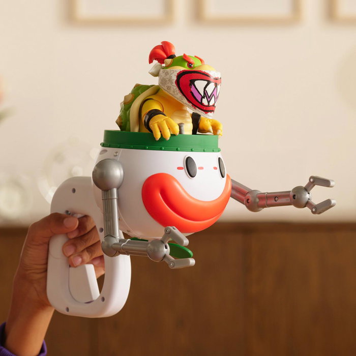 JAKKS PACIFIC Bowser Jr. avec Clown Car interactive - Super Mario Galaxy Movie