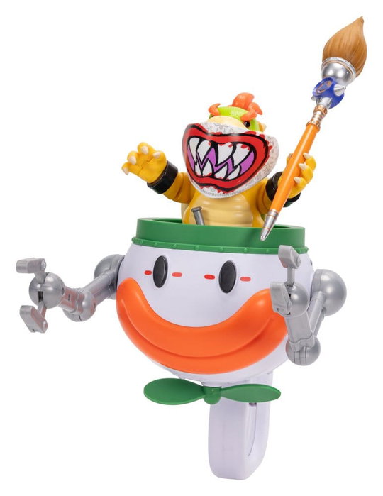 JAKKS PACIFIC Bowser Jr. avec Clown Car interactive - Super Mario Galaxy Movie