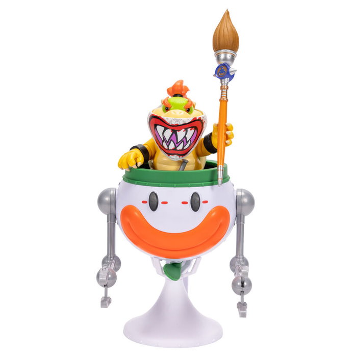Jakks Pacific Figure d'action premium Bowser Jr. 13 cm avec voiture Clown Car interactif Super Mario Galaxy Jakks Pacific Figure d'action premium Bowser Jr. 13 cm avec voiture Clown Car interactif Super Mario Galaxy